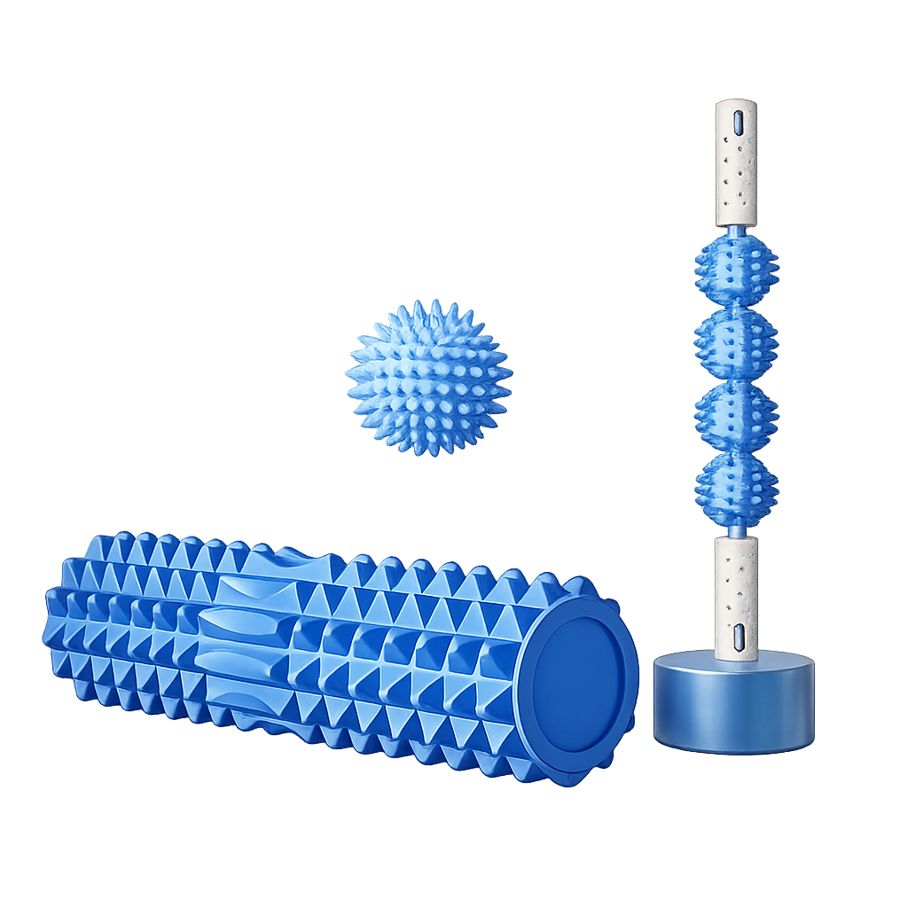 3-Piece Massage Set – Ball, Roller & Foam Shaft