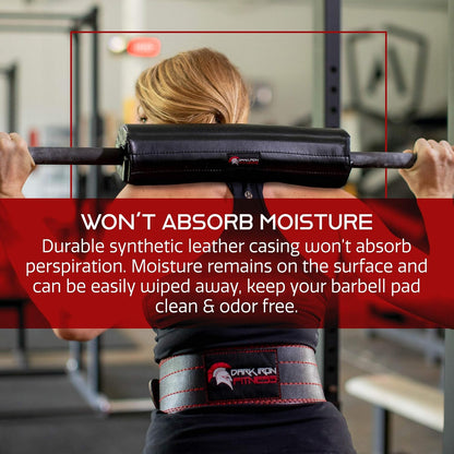 Barbell Pad - Blank - Extra Thick Padding for Weight Training, Squatting, Hip Thrusts Exercise Bar Protection & Support