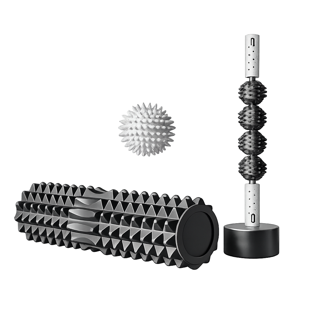 3-Piece Massage Set – Ball, Roller & Foam Shaft