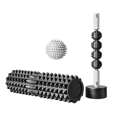 3-Piece Massage Set – Ball, Roller & Foam Shaft