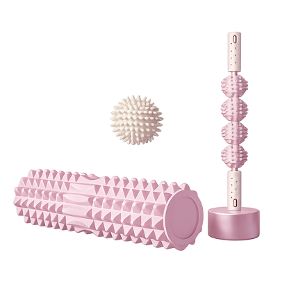 3-Piece Massage Set – Ball, Roller & Foam Shaft