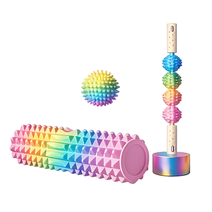 3-Piece Massage Set – Ball, Roller & Foam Shaft